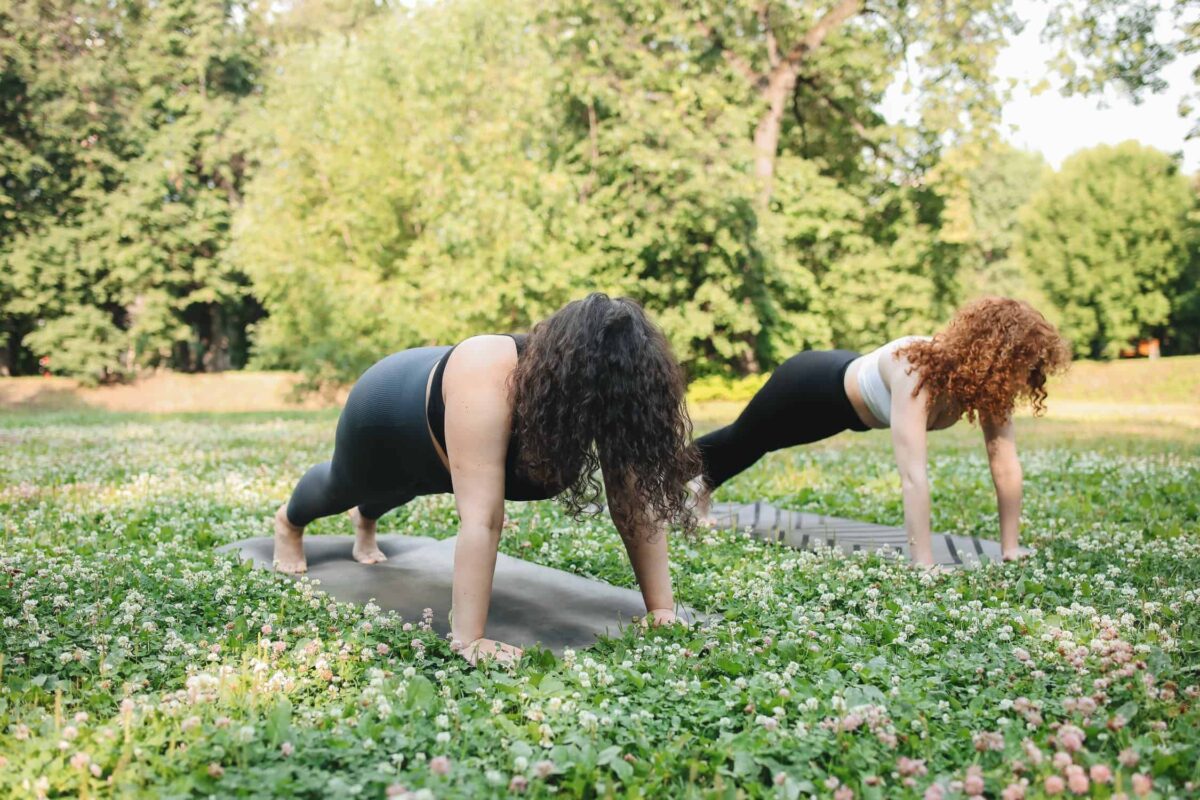 Plus size yoga