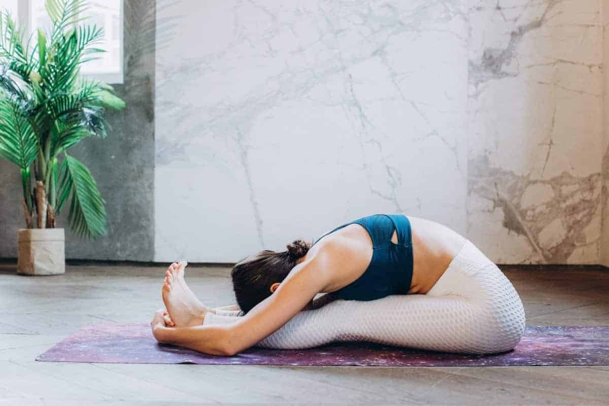 seated forward bend pose