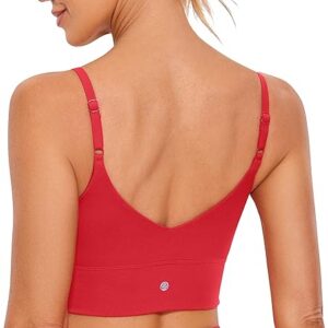 Adjustable Longline Yoga Sports Bra for Women