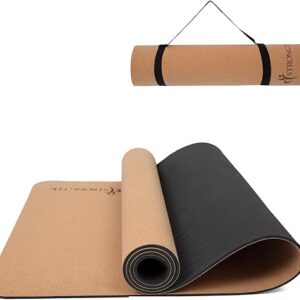 StrongTek Cork TPE Yoga Mat