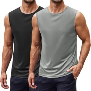 COOFANDY Men's 2 Pack Workout Tank