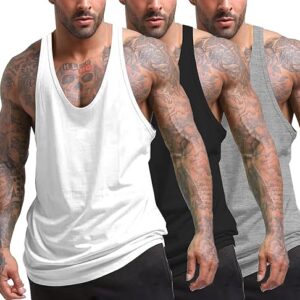 COOFANDY Men's Workout Tank Tops Set