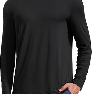 CRZ YOGA Men's Long Sleeve Workout Shirt