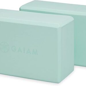 Gaiam Yoga Block (2 Pack) - Lagoon