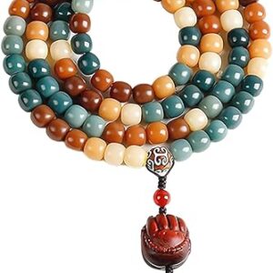 Natural Bodhi Seeds Mala Beads Bracelet