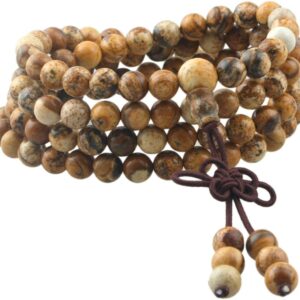 SUNYIK Stone Mala Bracelet & Necklace